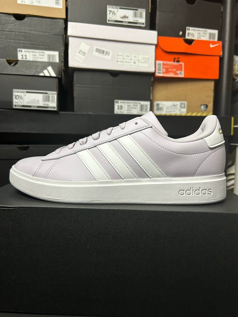 adidas Grand Court 2.0 Womens Silver Dawn / $75 Retail! / Size 9.5 / Brand New!!